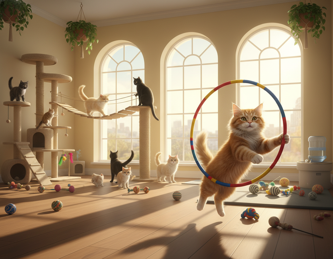 Kondiční trénink pro kočky – Vše, co o tom potřebuješ vědět!