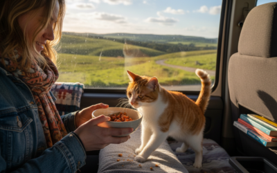 Kočičí blog 22 Krmení kočky během cestování – Vše, co o tom potřebuješ vědět!