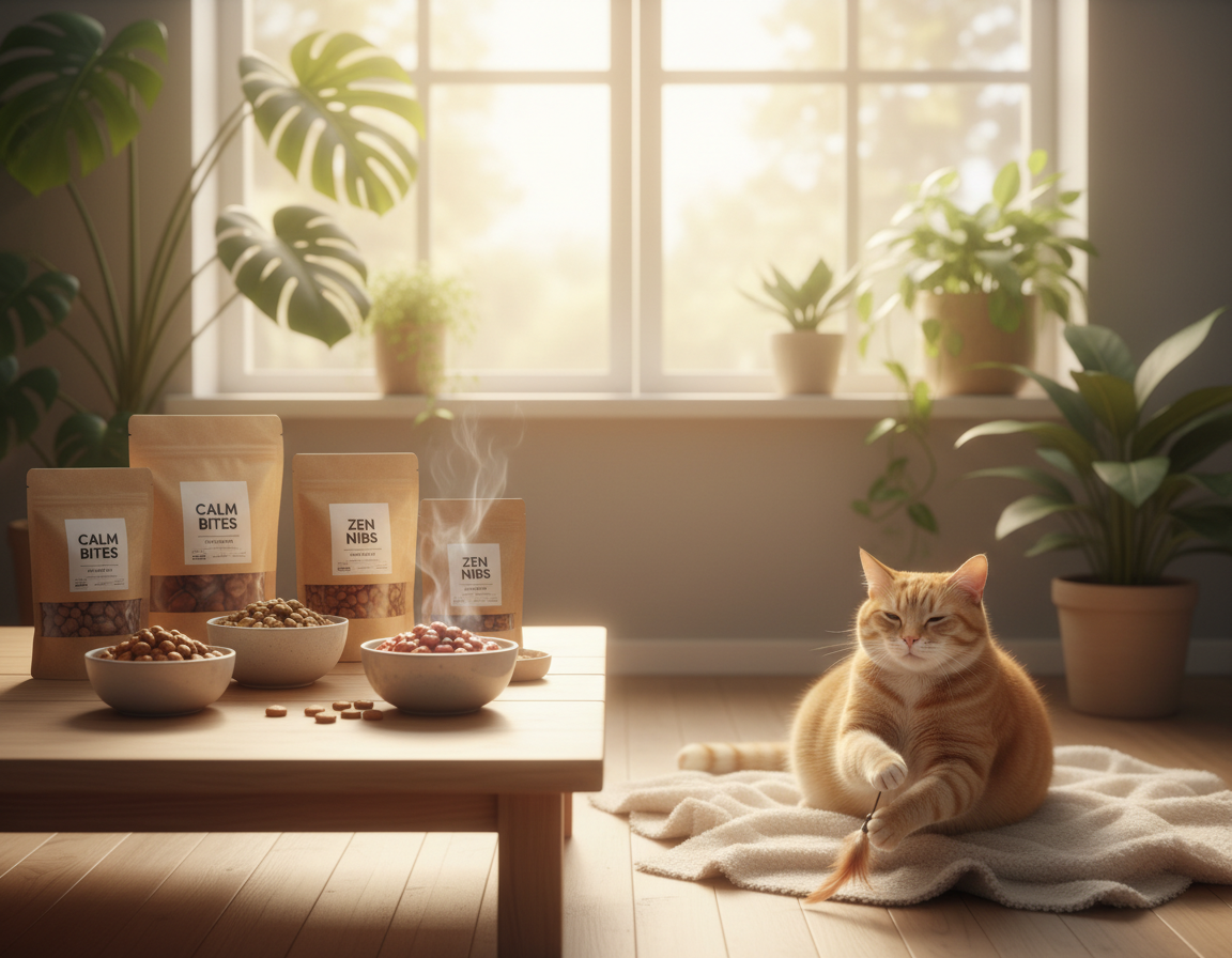 krmivo snižující stres u koček