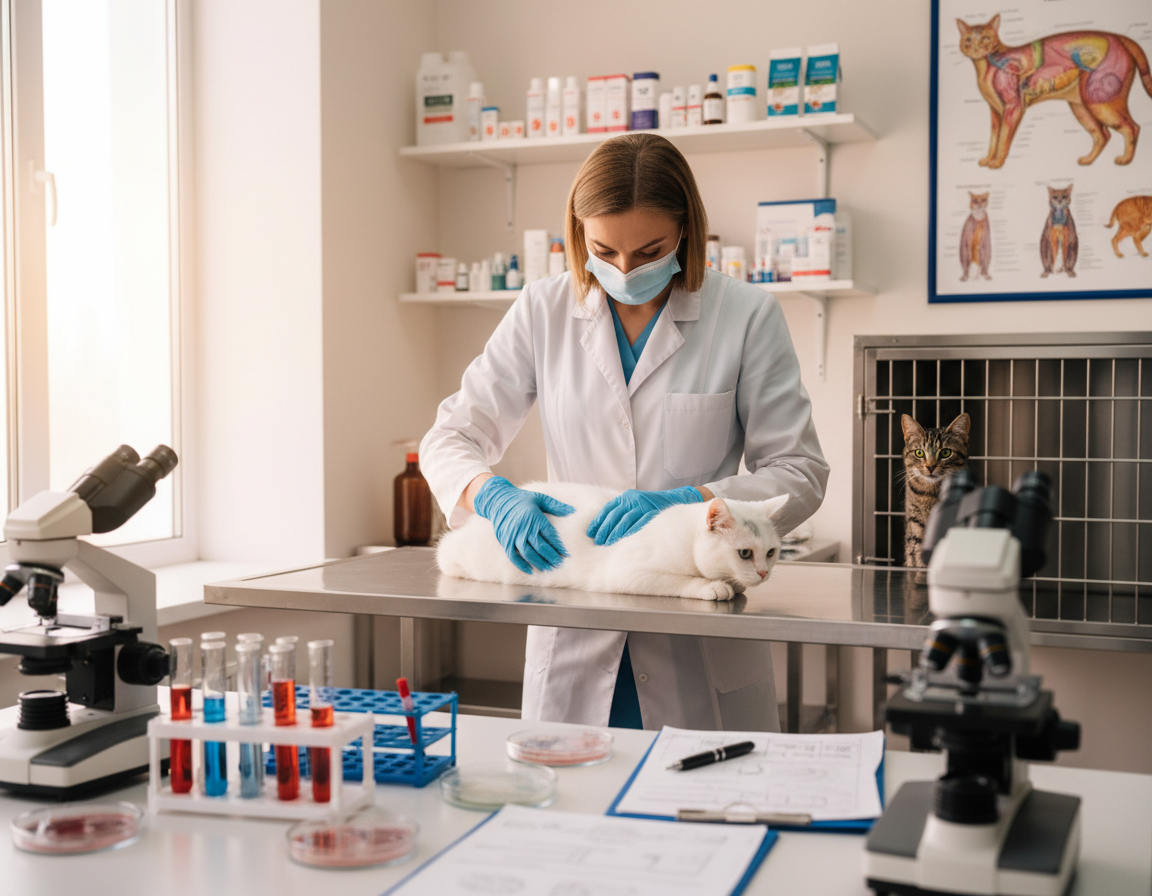 laboratorní vyšetření u koček