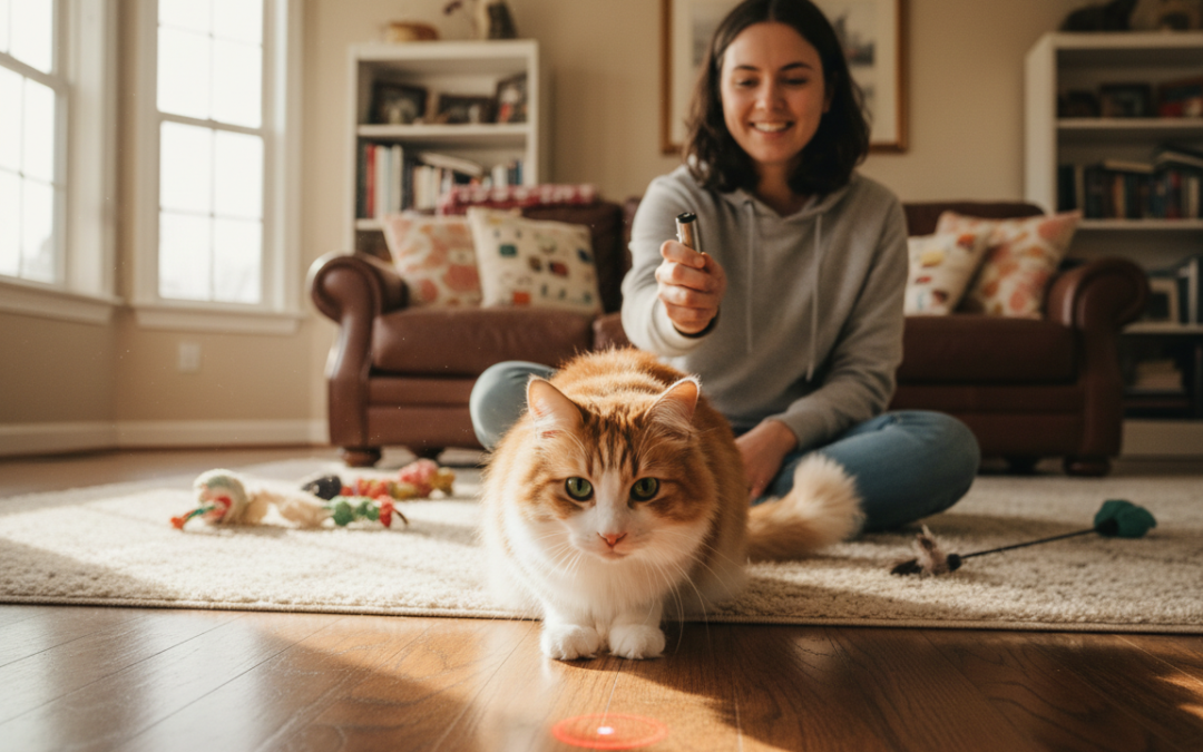 Laserový trénink pro kočky – Vše, co o tom potřebuješ vědět!