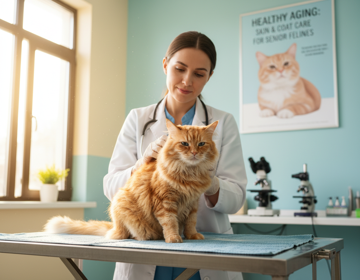 lecba-koznich-problemu-u-starsi-kocky léčba kožních problémů u starší kočky