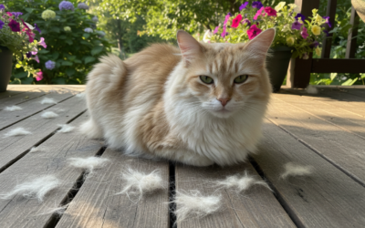 Kočičí blog 21 Letní problémy s línáním u kočky – Vše, co o tom potřebuješ vědět!