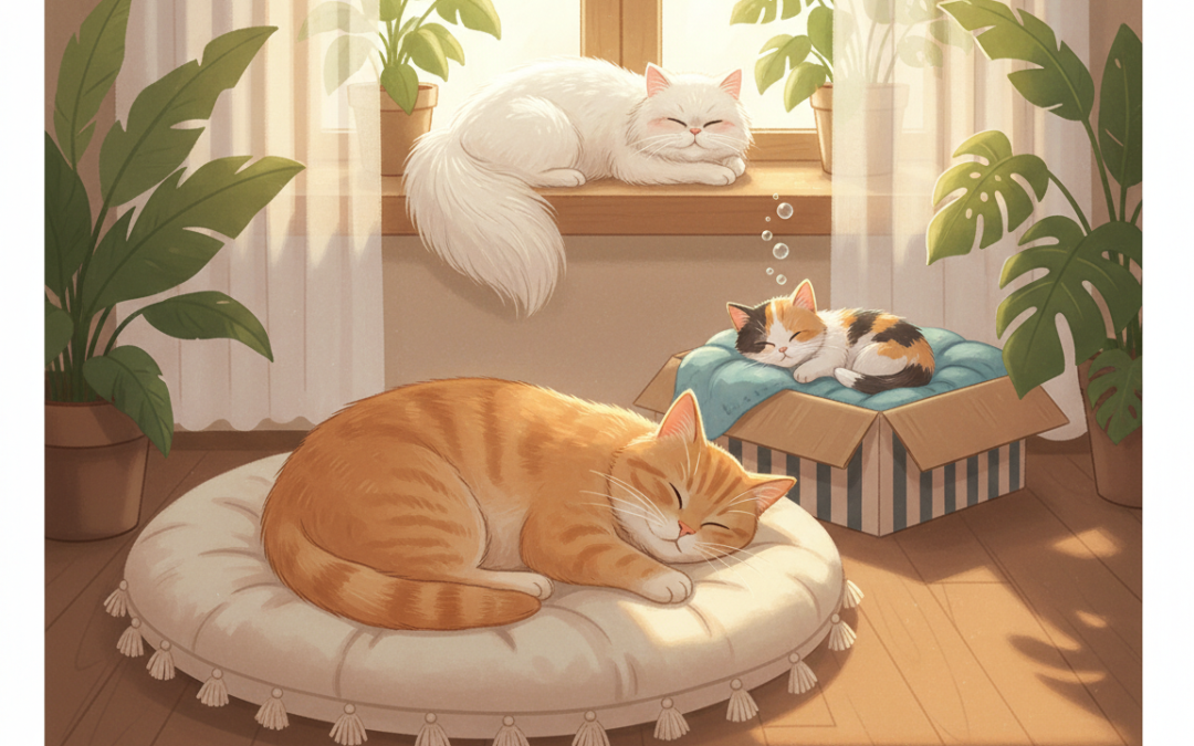 Množství spánku kočky podle věku – Vše, co o tom potřebuješ vědět!