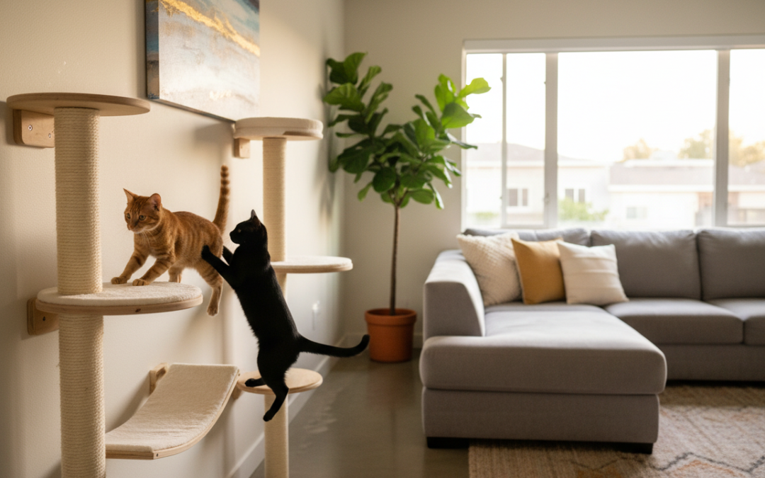 Nástěnné lezecké systémy pro kočky – Vše, co o tom potřebuješ vědět!