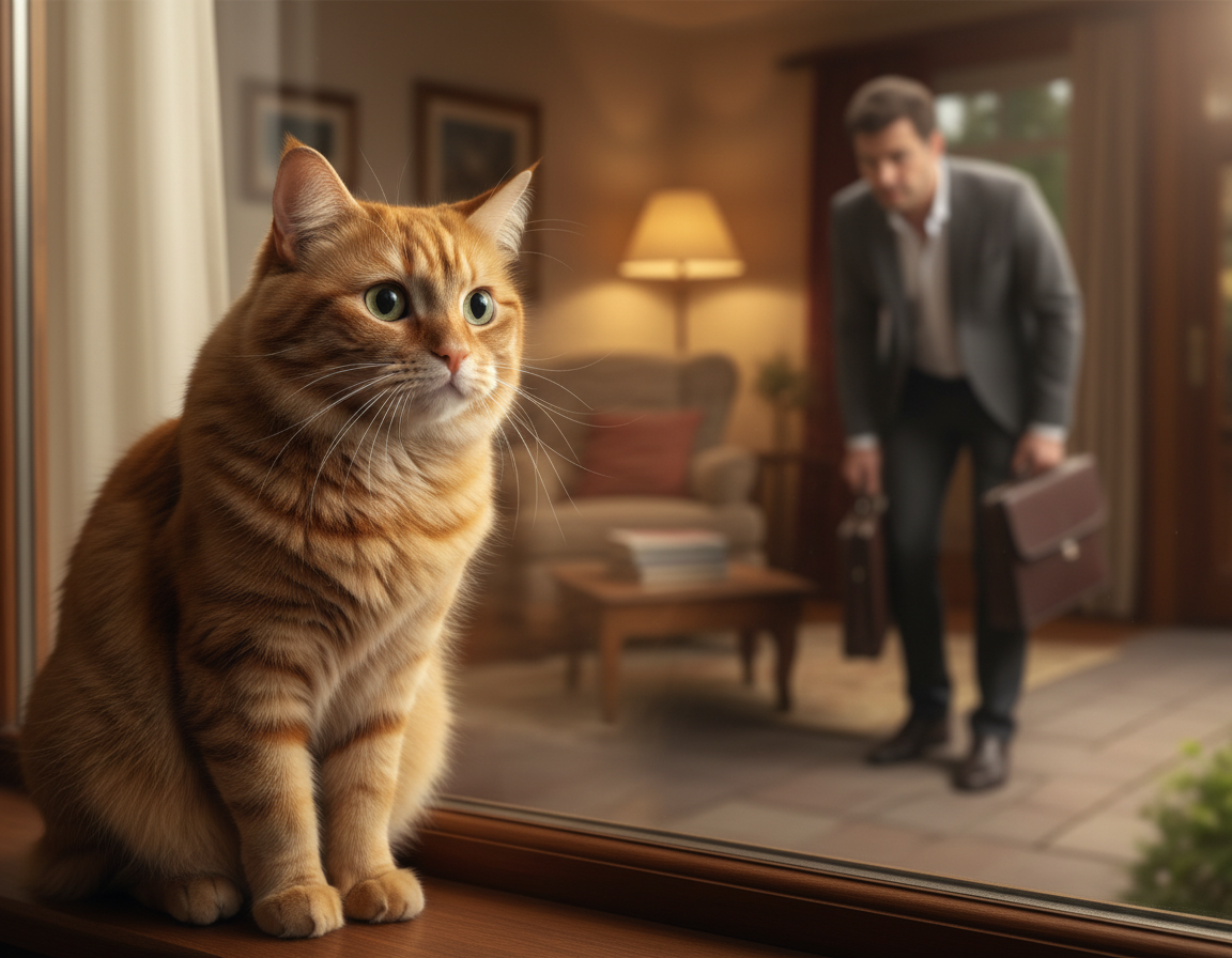 nedůvěra kočky vůči cizím lidem