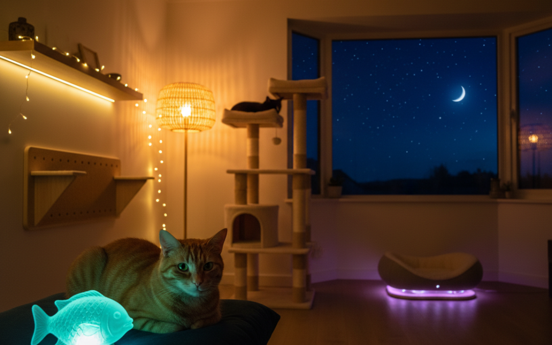 Noční zdroje světla pro kočku – Vše, co o tom potřebuješ vědět!