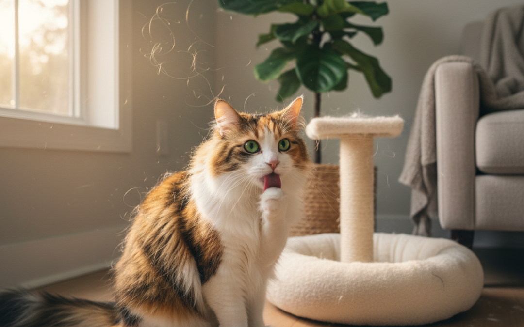 Období línání kočky – Vše, co o tom potřebuješ vědět!