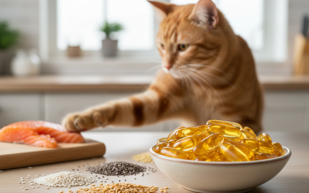 Omega-3 mastné kyseliny pro kočky – Vše, co o tom potřebuješ vědět!