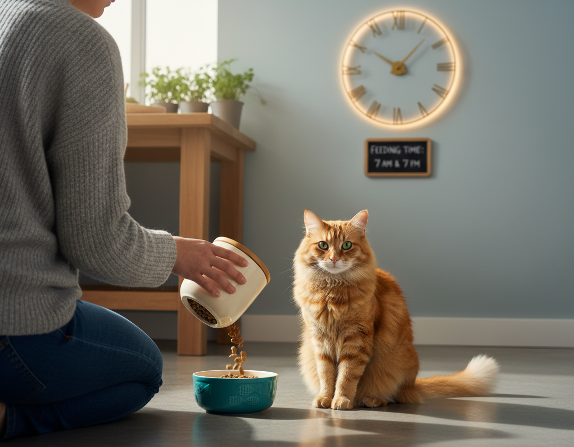 Optimalizace času krmení kočky – Vše, co o tom potřebuješ vědět!