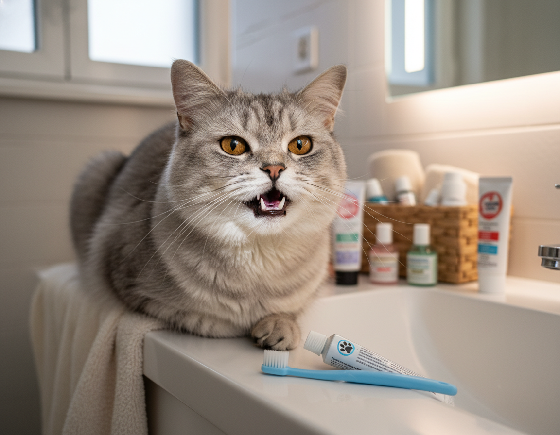 pece-o-zuby-starsi-kocky péče o zuby starší kočky