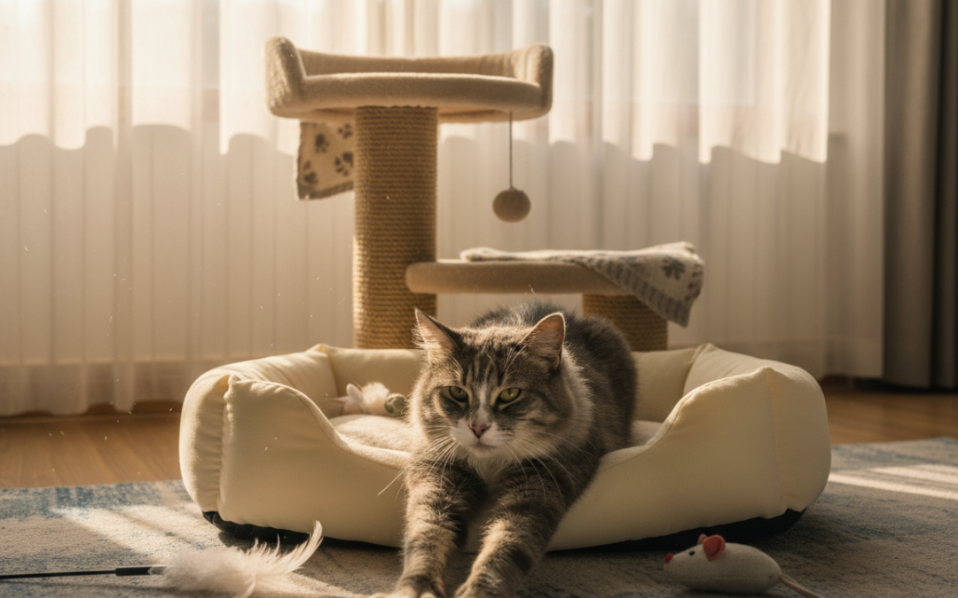 Pohybové potřeby starší kočky – Vše, co o tom potřebuješ vědět!