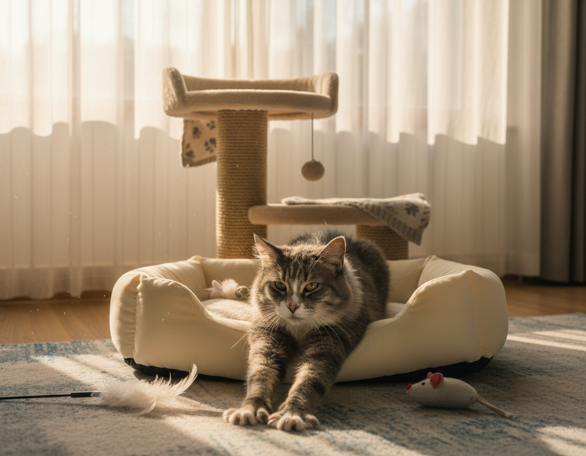 pohybove-potreby-starsi-kocky pohybové potřeby starší kočky