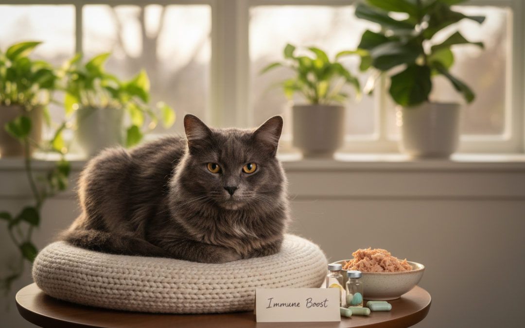 Posilování imunity starší kočky – Vše, co o tom potřebuješ vědět!