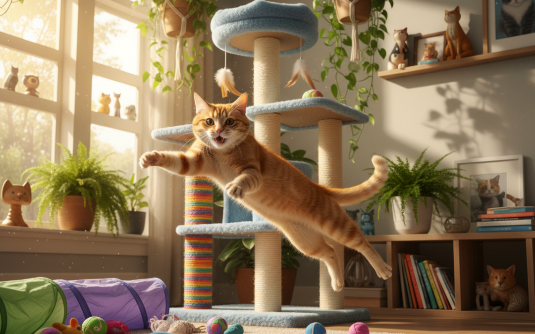 Potřeba pohybu kočky – Vše, co o tom potřebuješ vědět!