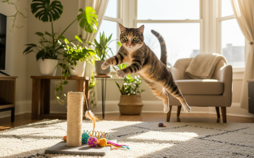 Potřeba pohybu u kočky – Vše, co o tom potřebuješ vědět!