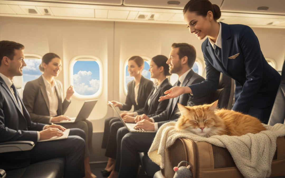 Pravidla cestování kočky letadlem – Vše, co o tom potřebuješ vědět!