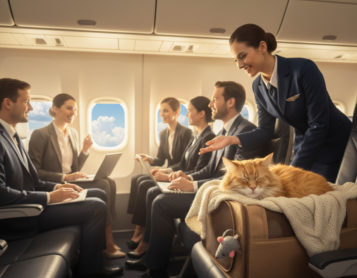 pravidla cestování kočky letadlem
