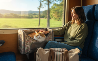Pravidla cestování vlakem s kočkou – Vše, co o tom potřebuješ vědět!