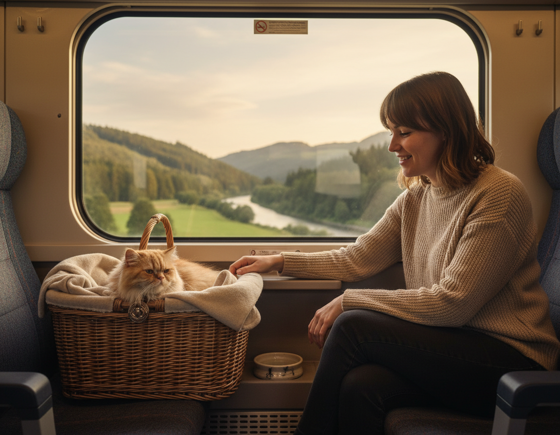 přeprava kočky vlakem