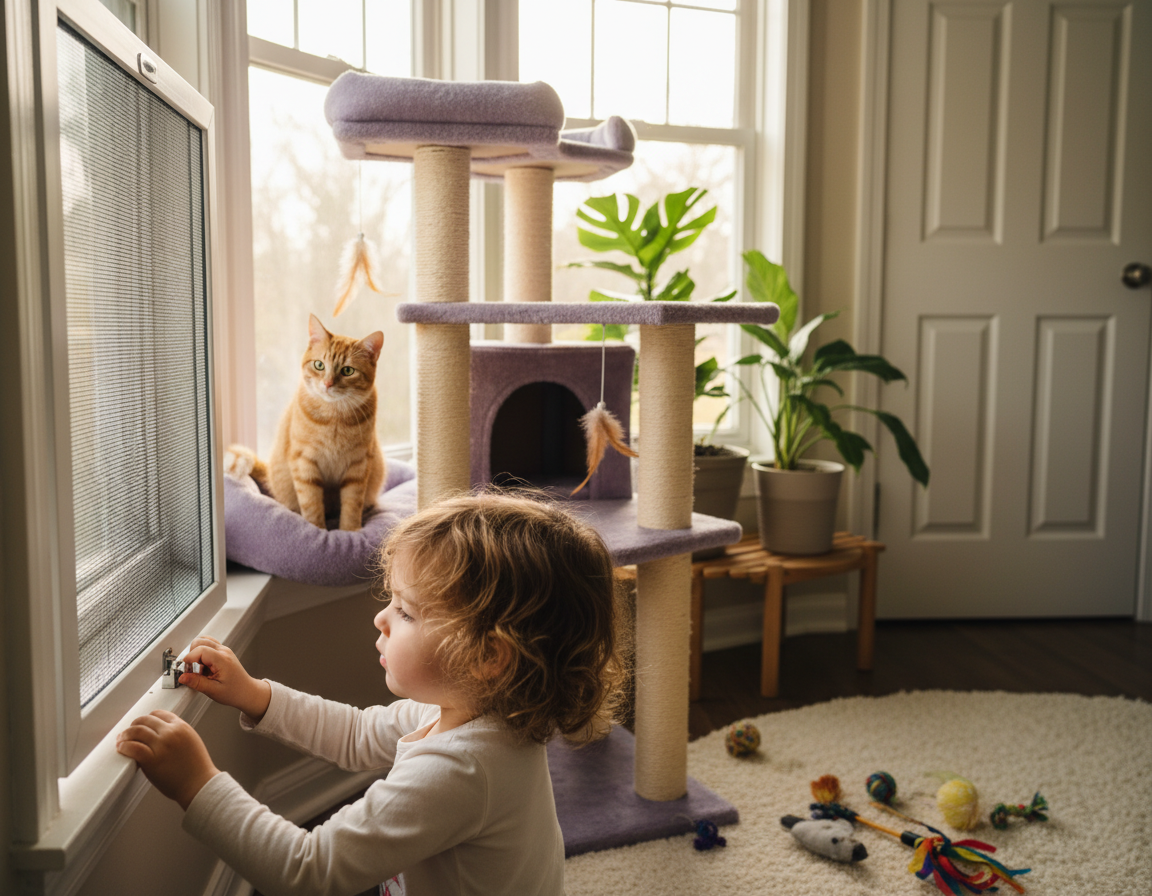 prevence útěku kočky z domácnosti