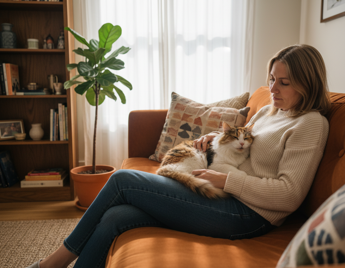 připoutanost kočky k majiteli