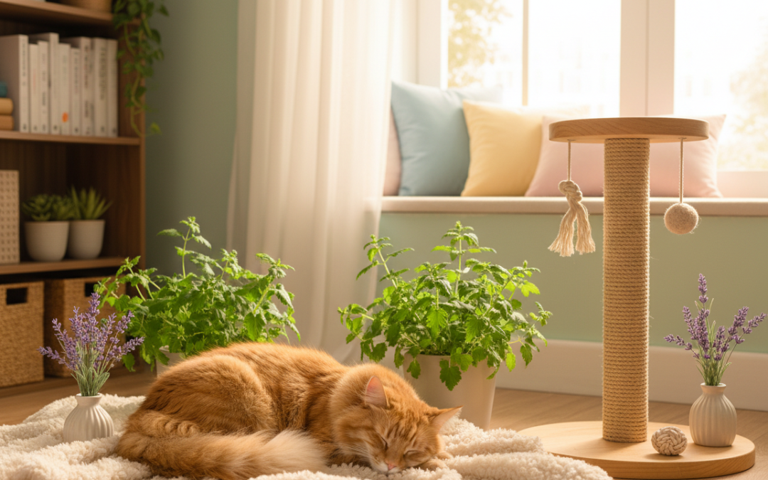 Domácí uklidňující metody pro kočky – Vše, co o tom potřebuješ vědět!