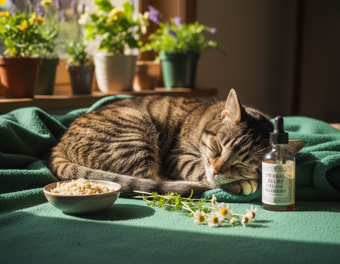 přírodní léčba alergií u koček