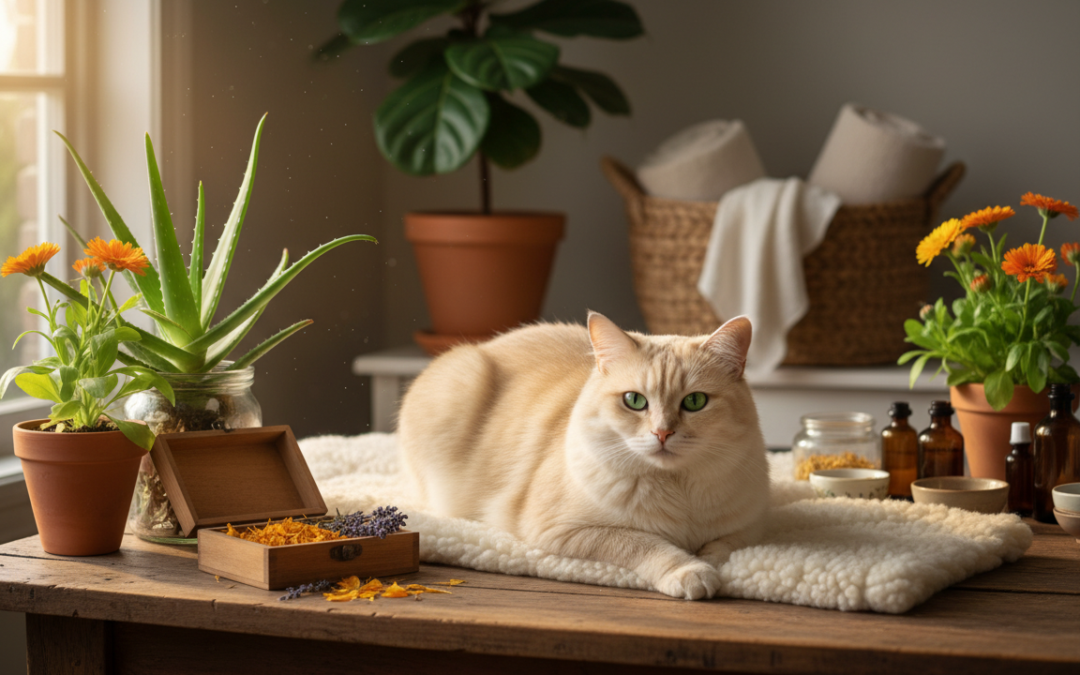 Přírodní léčba kožních problémů u kočky – Vše, co o tom potřebuješ vědět!