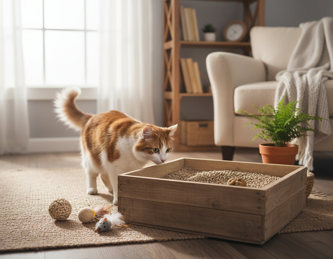 přírodní stelivo pro kočky