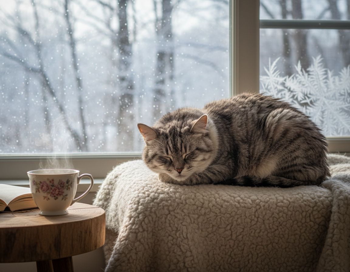 přizpůsobení kočky chladnému počasí
