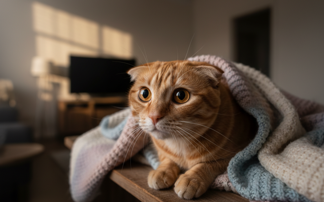 Projevy strachu u koček – Vše, co o tom potřebuješ vědět!