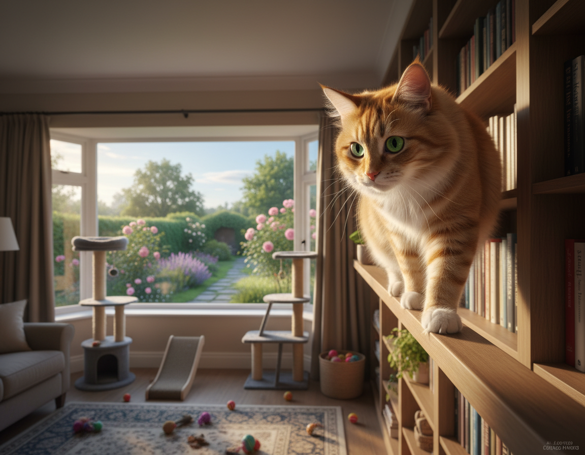 prostorová orientace kočky