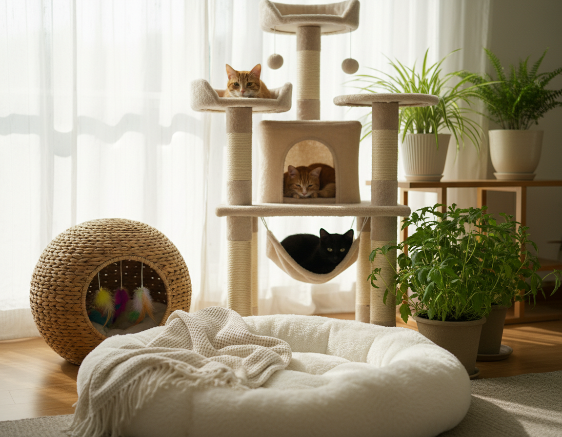 relaxační pomůcky pro kočky