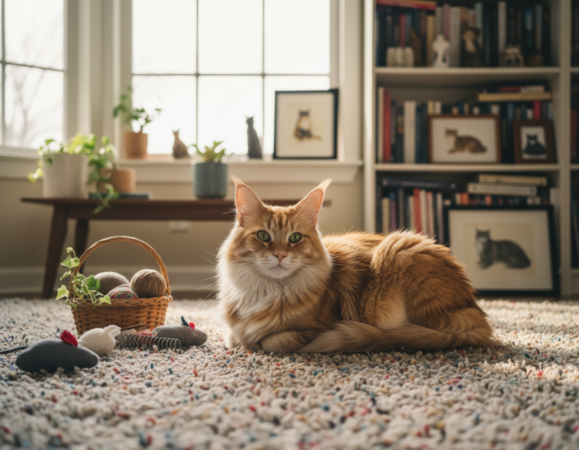 rozvoj emoční stability kočky