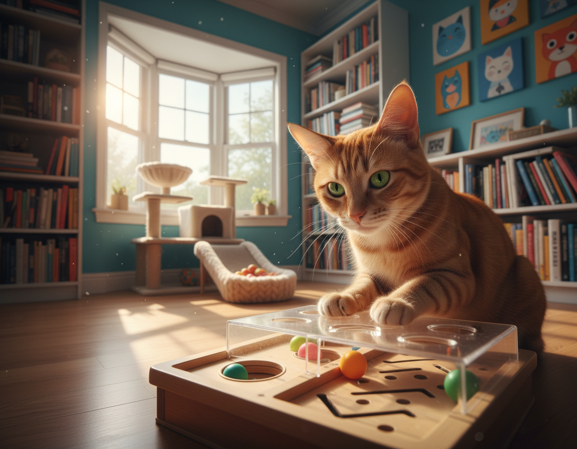 rozvoj inteligence kočky