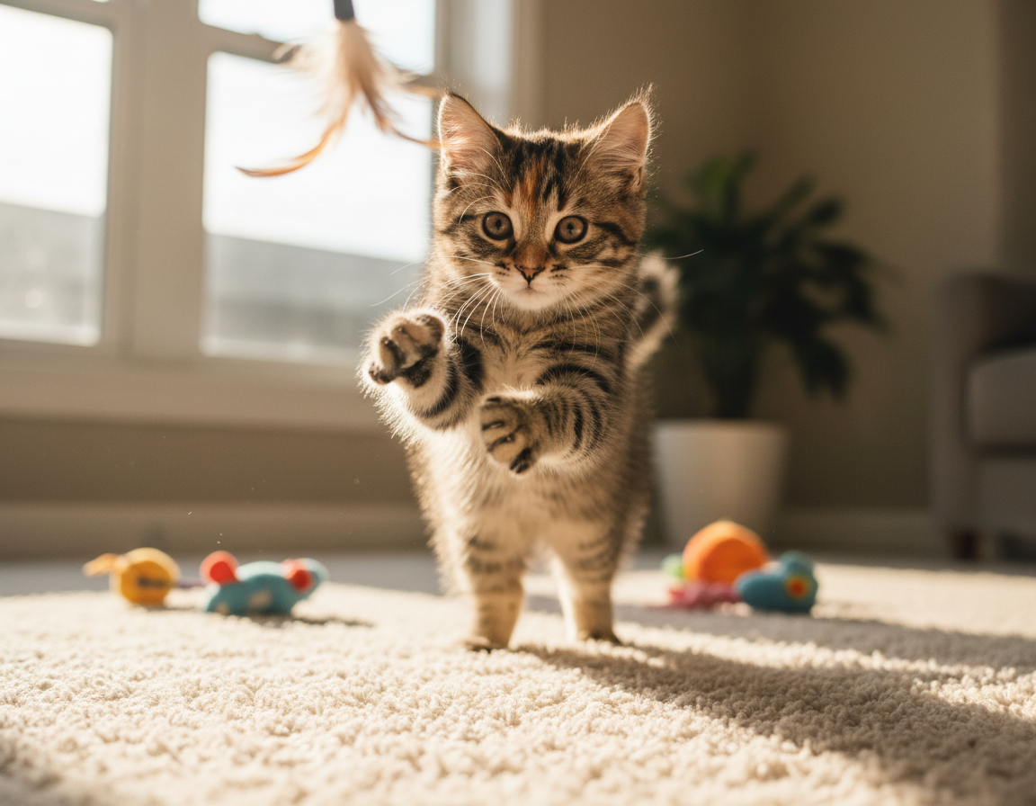 rozvoj reflexů u koček