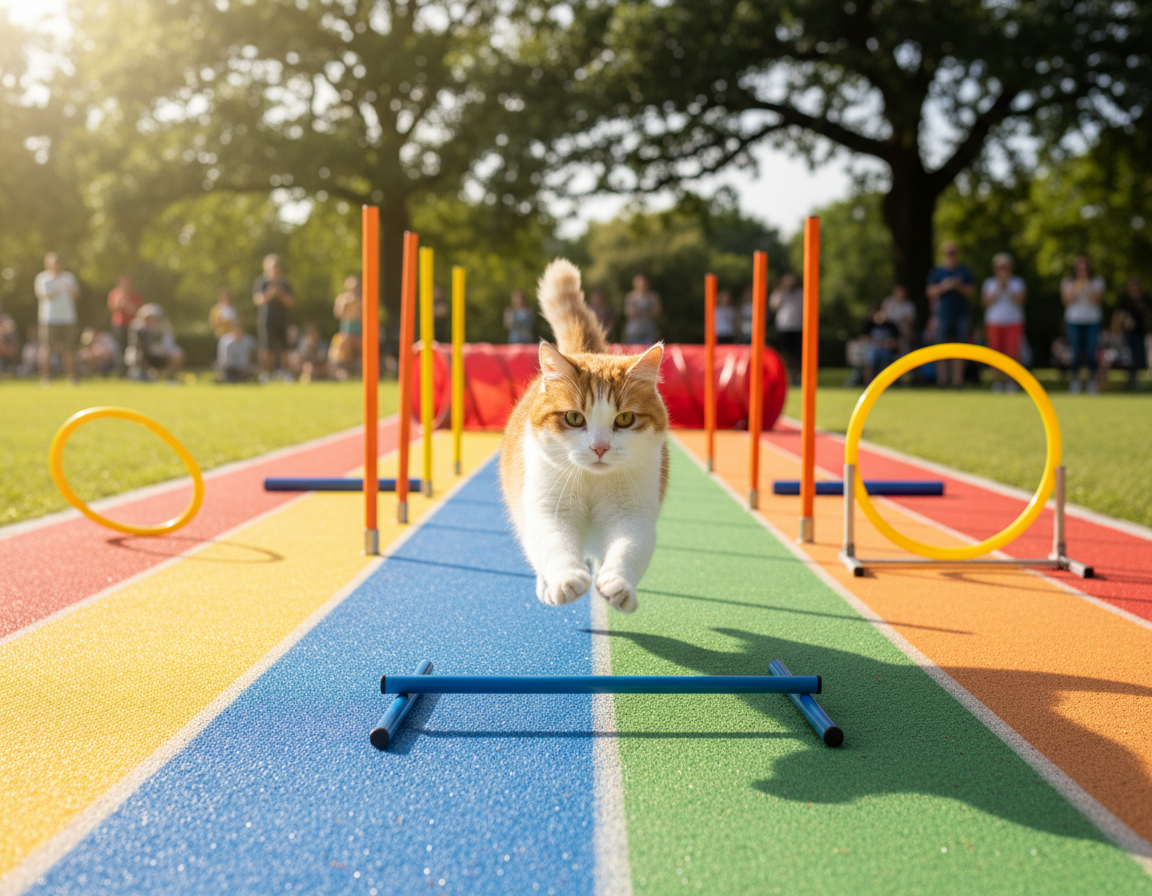 rychlostní trénink pro kočky