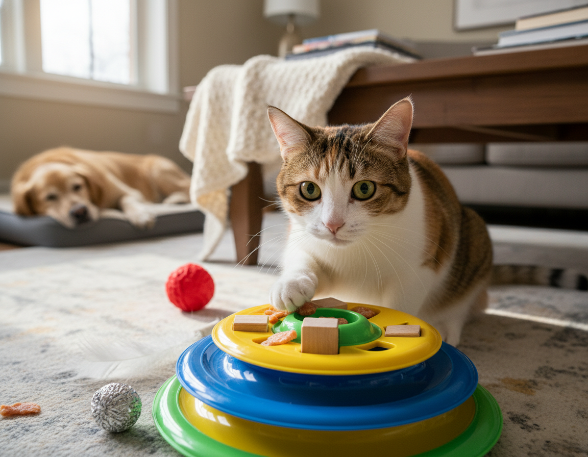 schopnosti řešení problémů u koček