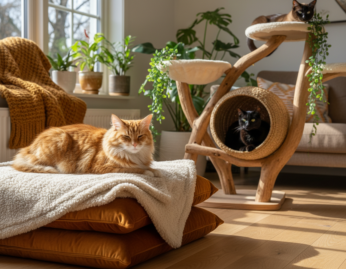 Skrytá místa k odpočinku pro kočky – Vše, co o tom potřebuješ vědět!