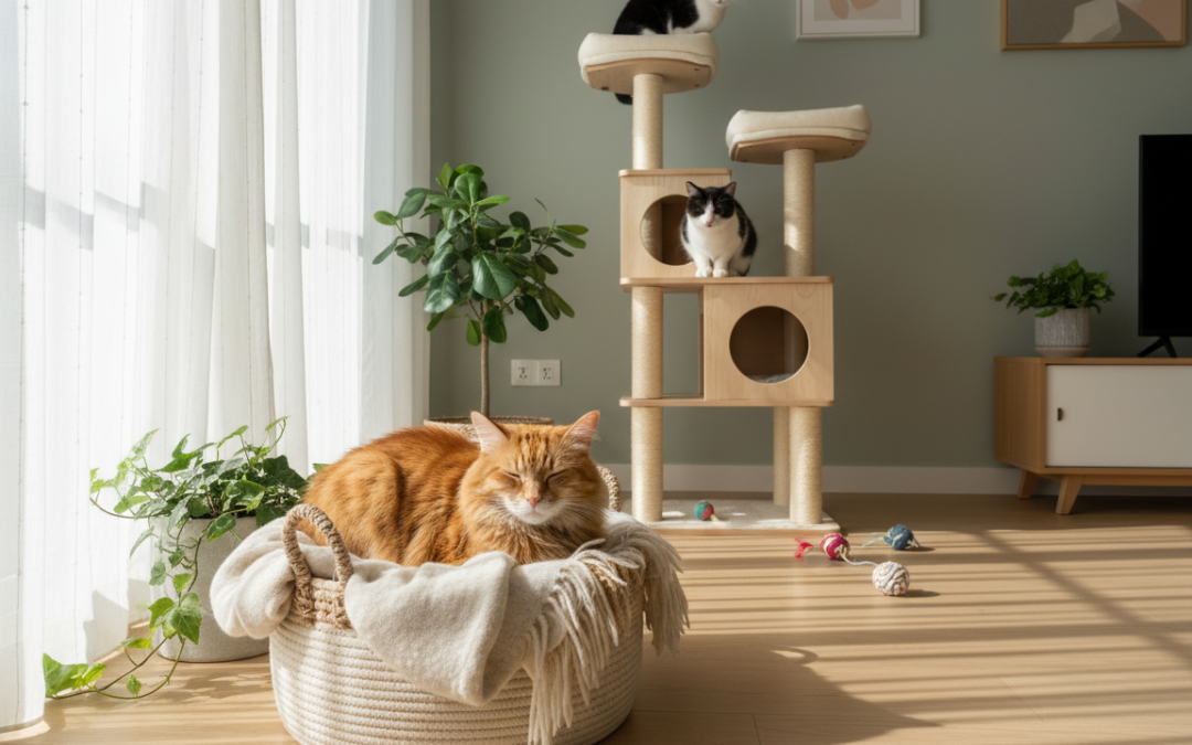 Skrytá místa k odpočinku pro kočky – Vše, co o tom potřebuješ vědět!