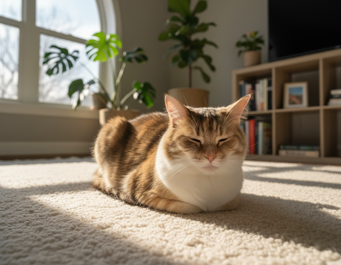 snížení línání u koček