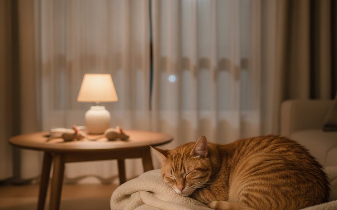 Snižování noční aktivity kočky – Vše, co o tom potřebuješ vědět!