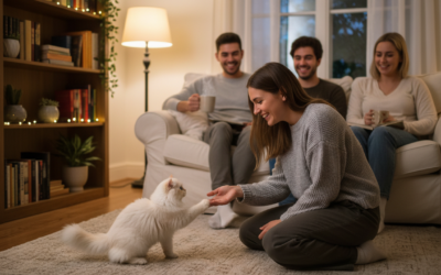 Kočičí blog 22 Socializace kočky s lidmi – Vše, co o tom potřebuješ vědět!