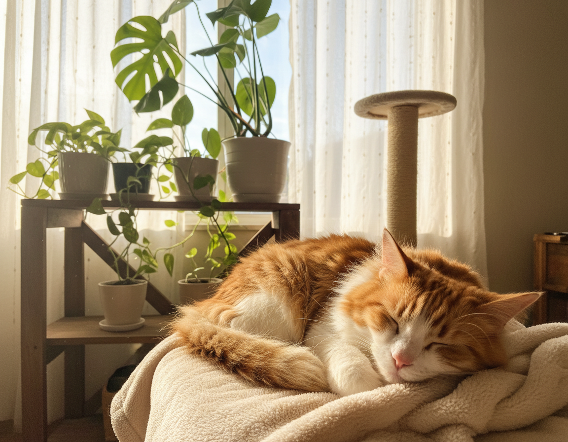 spankove-navyky-kocky spánkové návyky kočky