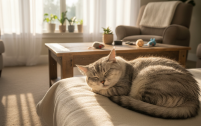 Kočičí blog 18 Spánkové návyky starší kočky – Vše, co o tom potřebuješ vědět!