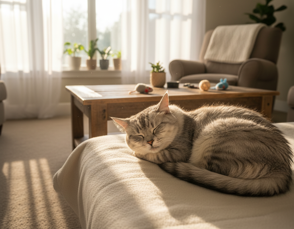 spankove-navyky-starsi-kocky spánkové návyky starší kočky