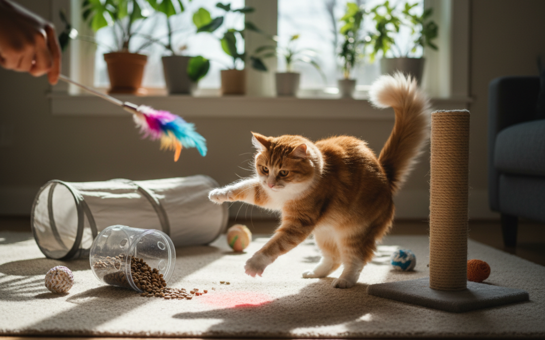 Strategie proti línému životnímu stylu kočky – Vše, co o tom potřebuješ vědět!