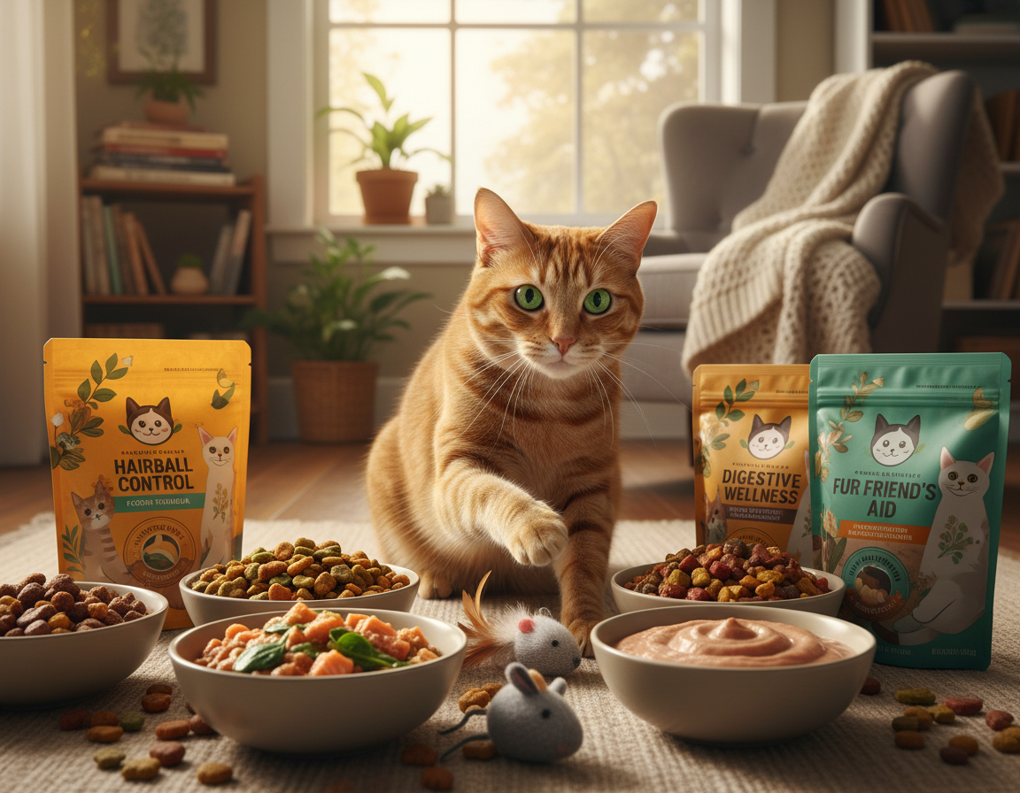 strava proti smotkům chlupů u koček