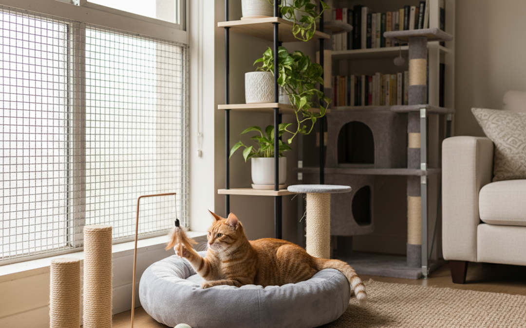 Tipy na bezpečnost kočky v bytě – Vše, co o tom potřebuješ vědět!